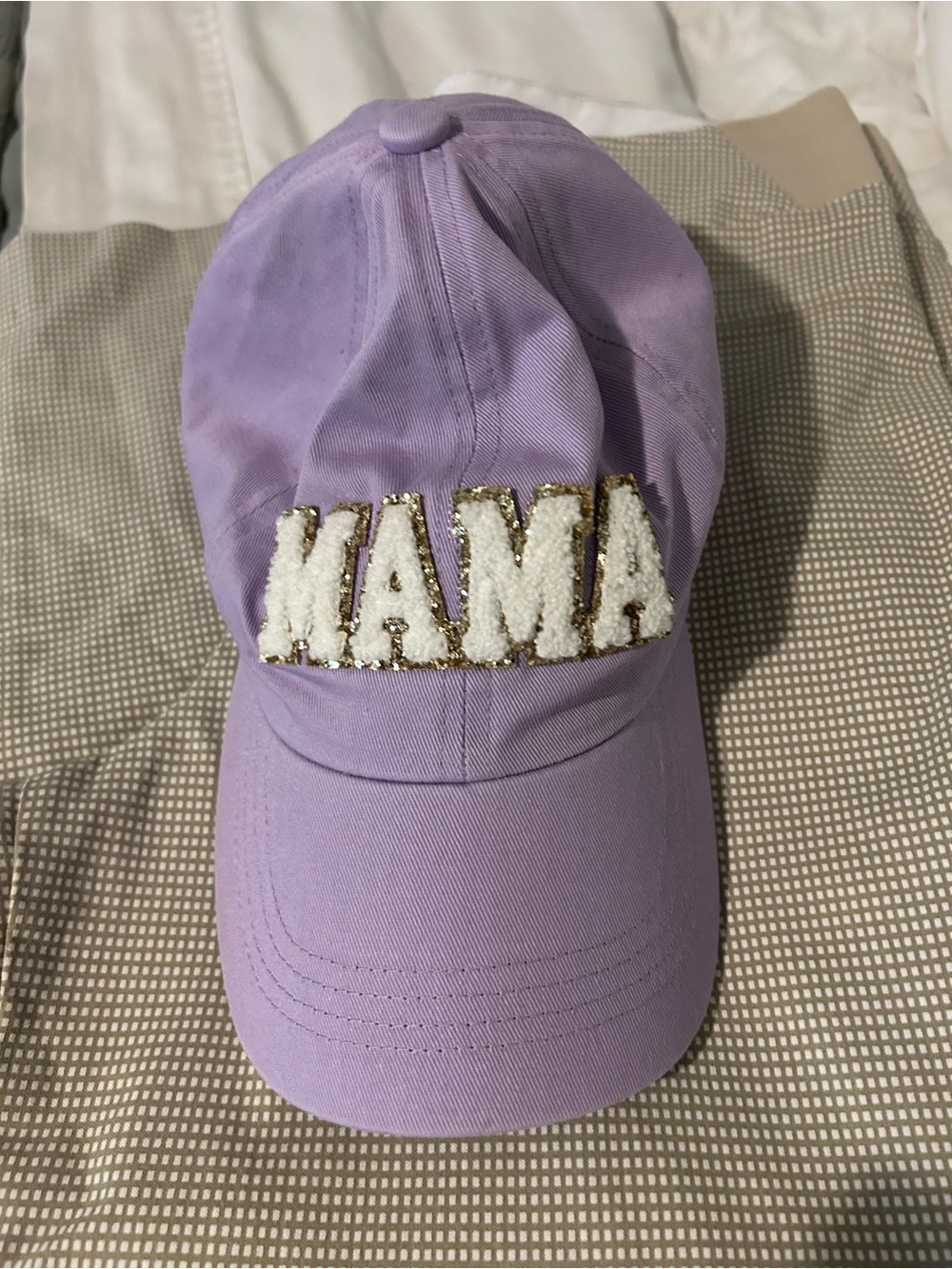 Lilac "MAMA" Embroidered Baseball Cap